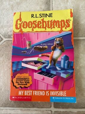 Goosebumps My Best Friend Is Invisible — R.L. Stine #57 1st Edition / 1st Print
